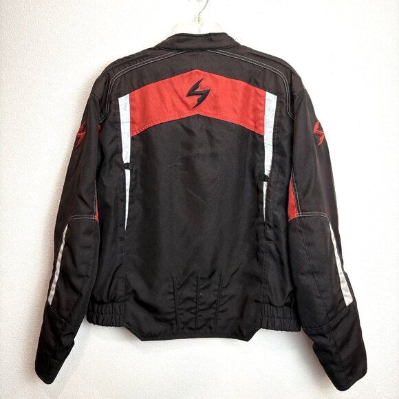 Scorpion EXO Mens Motorcycle Jacket Size XL Removable Liner + Jacket Red Black - Picture 2 of 14